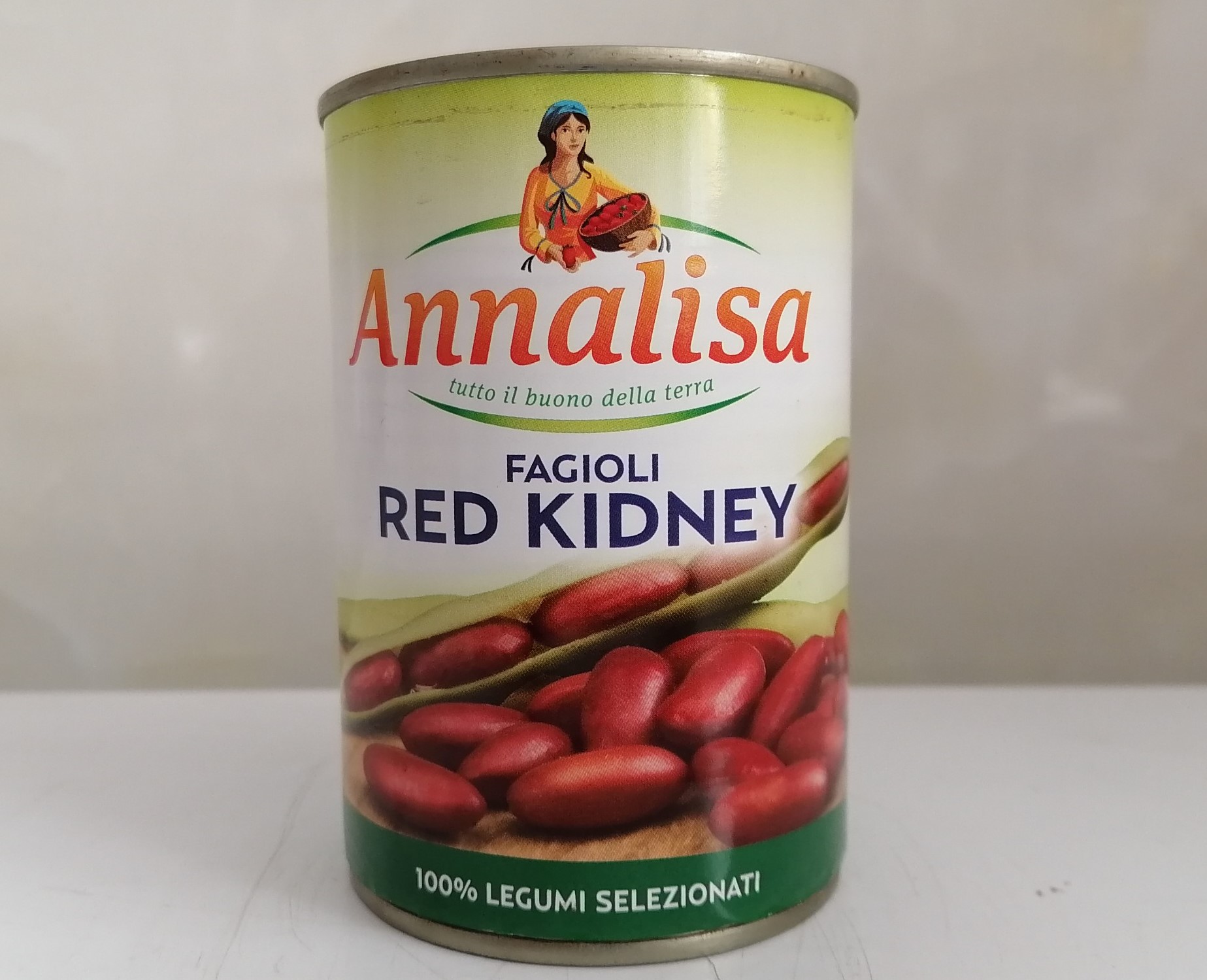 [Hộp 400g] ĐẬU ĐỎ NGÂM NƯỚC MUỐI [Italia] ANNALISA Red Kidney Beans (tgc)