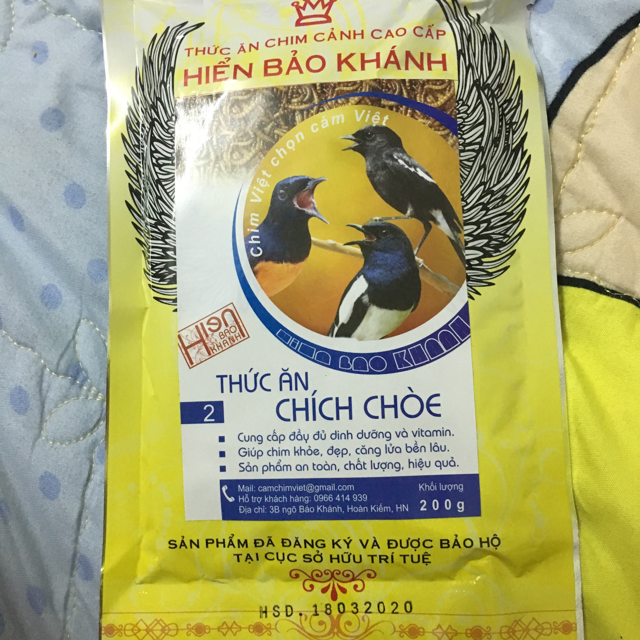 COMBO 2 GÓI - CÁM CHÍCH CHÒE SỐ 2 HIỂN BẢO KHÁNH