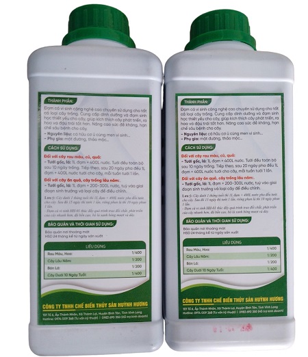 Phân Đạm Cá Vi Sinh _ Hữu cơ sinh học _ Chai 960ml