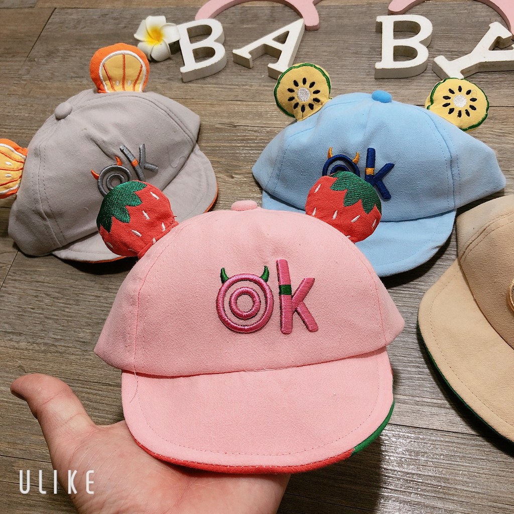 Mũ lưỡi trai xinh xinh cho bé trai,bé gái, mũ lưỡi trai OK