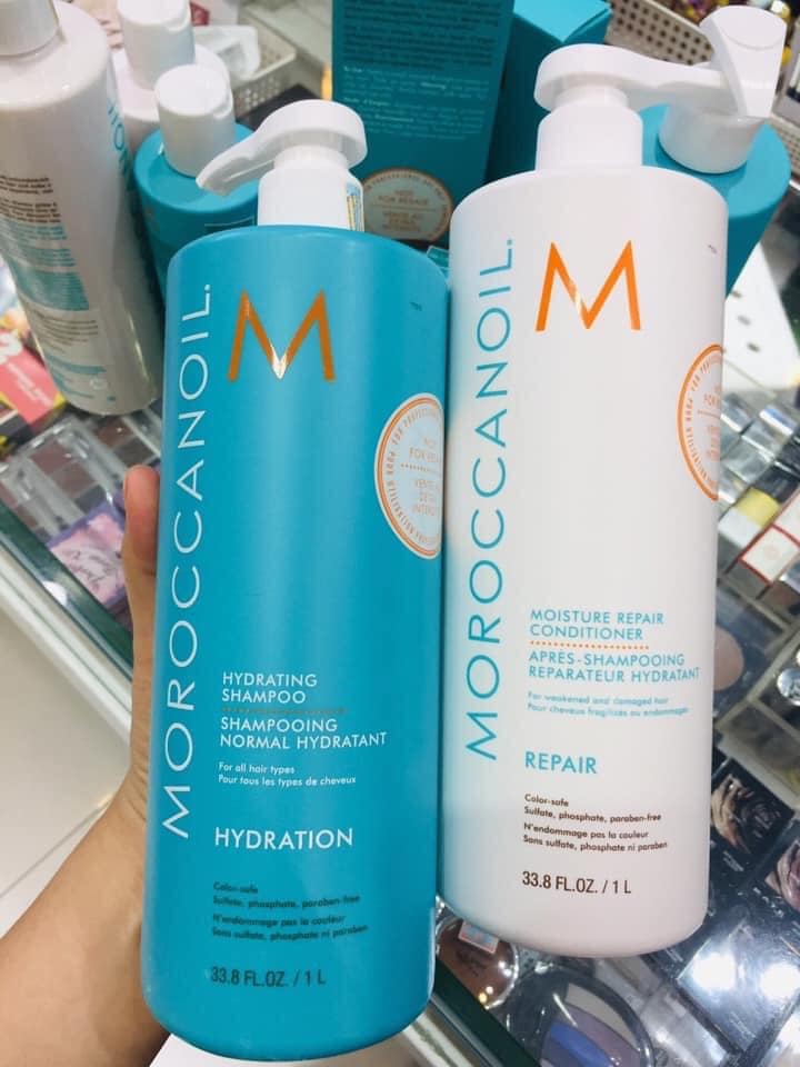 [ MOROCCANOIL ] Dầu Gội Xả Phục Hồi Độ Ẩm Moroccanoil Repair 1000ML X 2