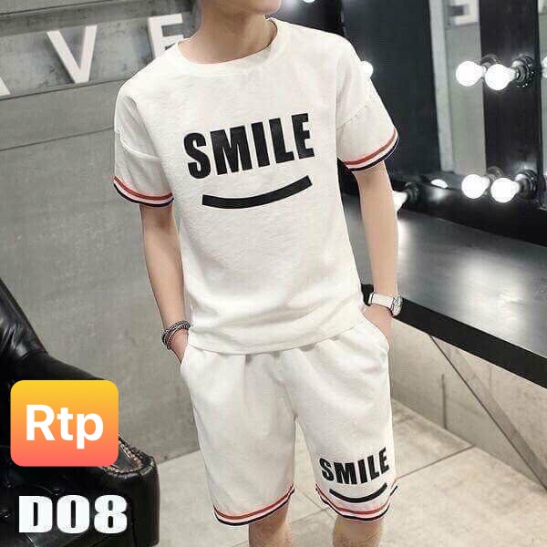 sét đồ thểt thao nam smile mẫu mới