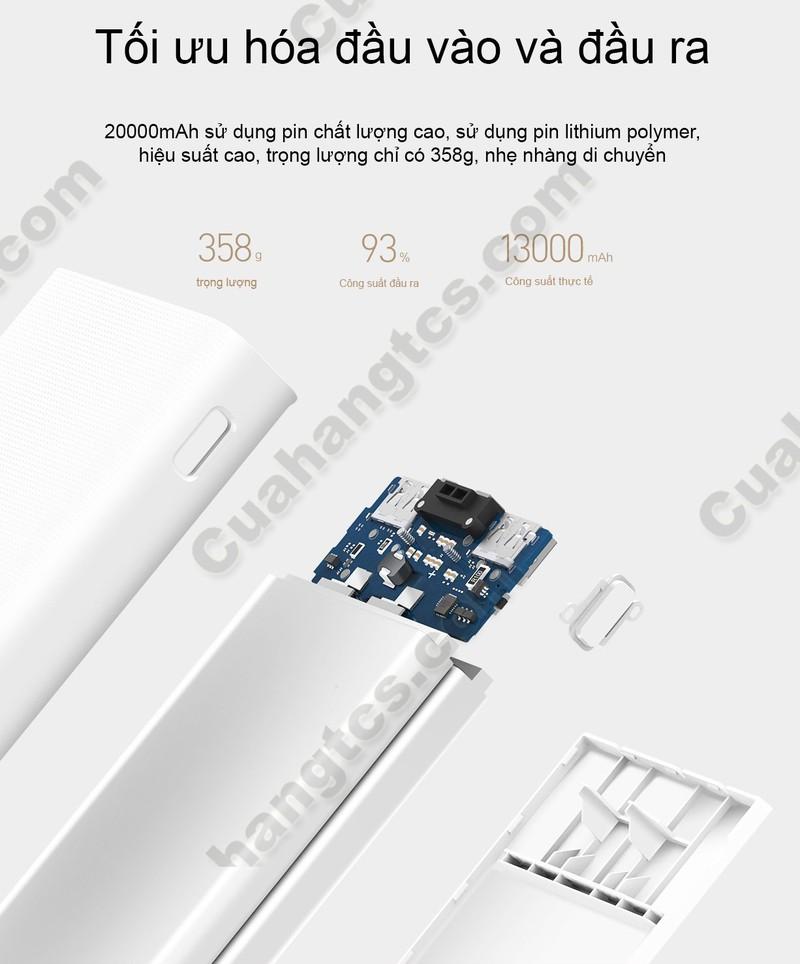 Pin sạc dự phòng 20000mah Xiaomi Gen2C