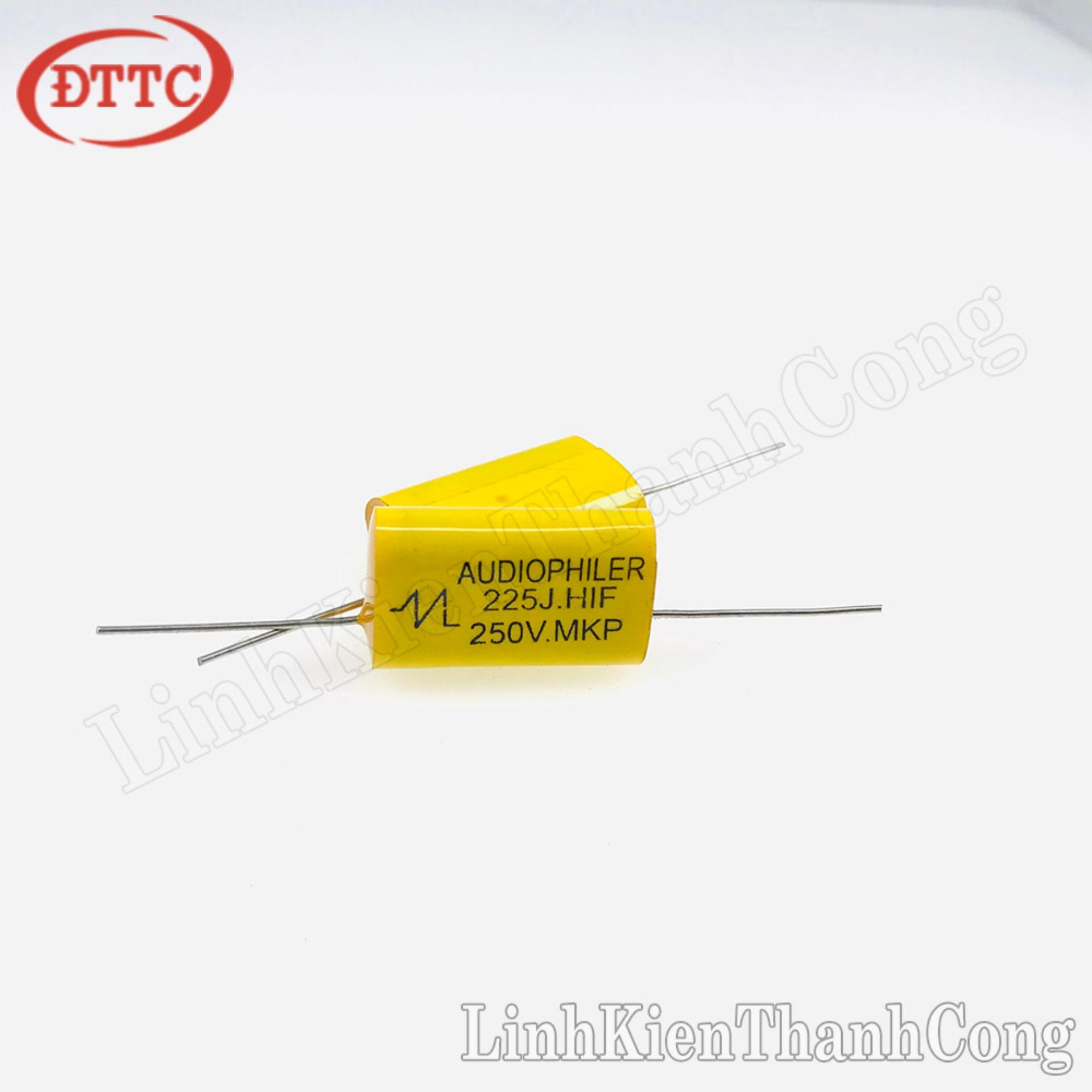 Tụ audiophiler 2.2uf 250v 225j màu vàng