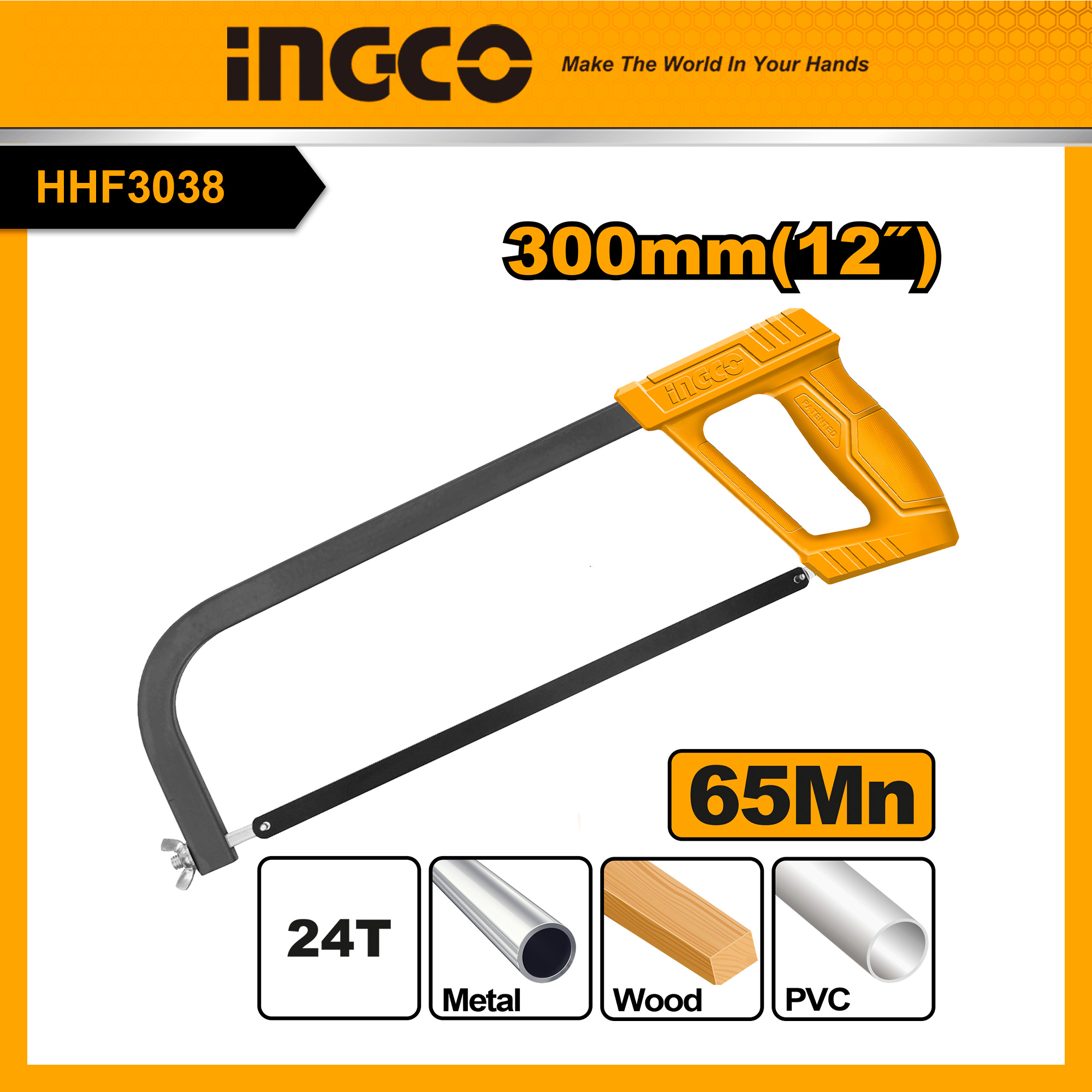 Ingco hhf3038 khung cưa sắt