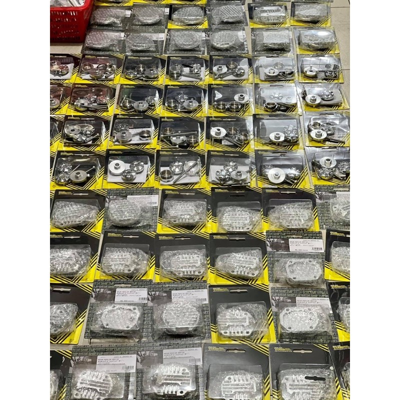 BỘ 9 MÓN nắp đầu bò cnc grats takegawa wave dream MẪU KHÔNG CHỮ