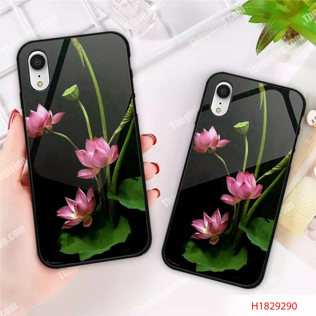 ỐP IPHONE, SAMSUNG TRÁNG GƯƠNG HÌNH HOA SEN