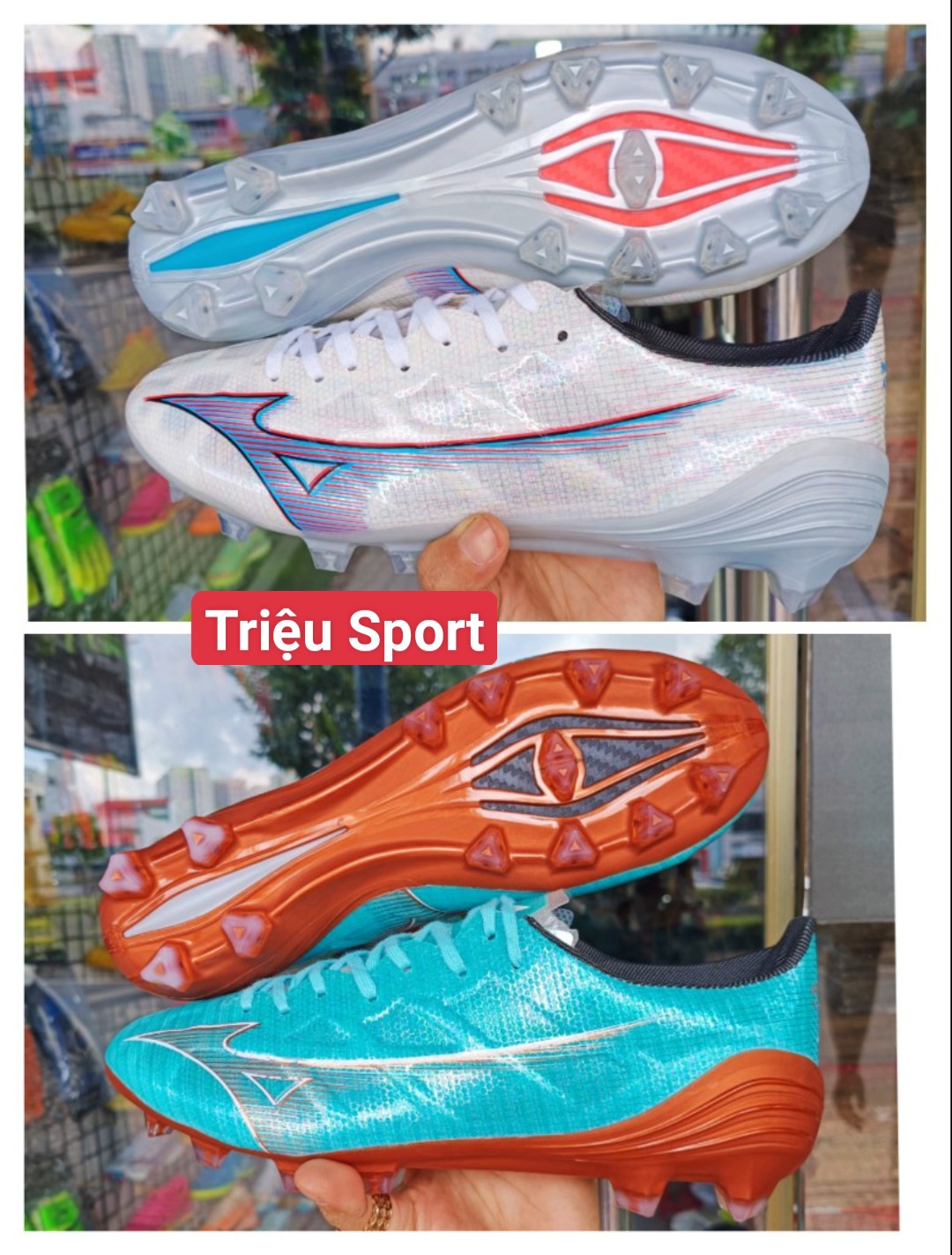 giày đá bóng mizuno Alpha Elite Fg ( tặng tất + túi rut + hộp )