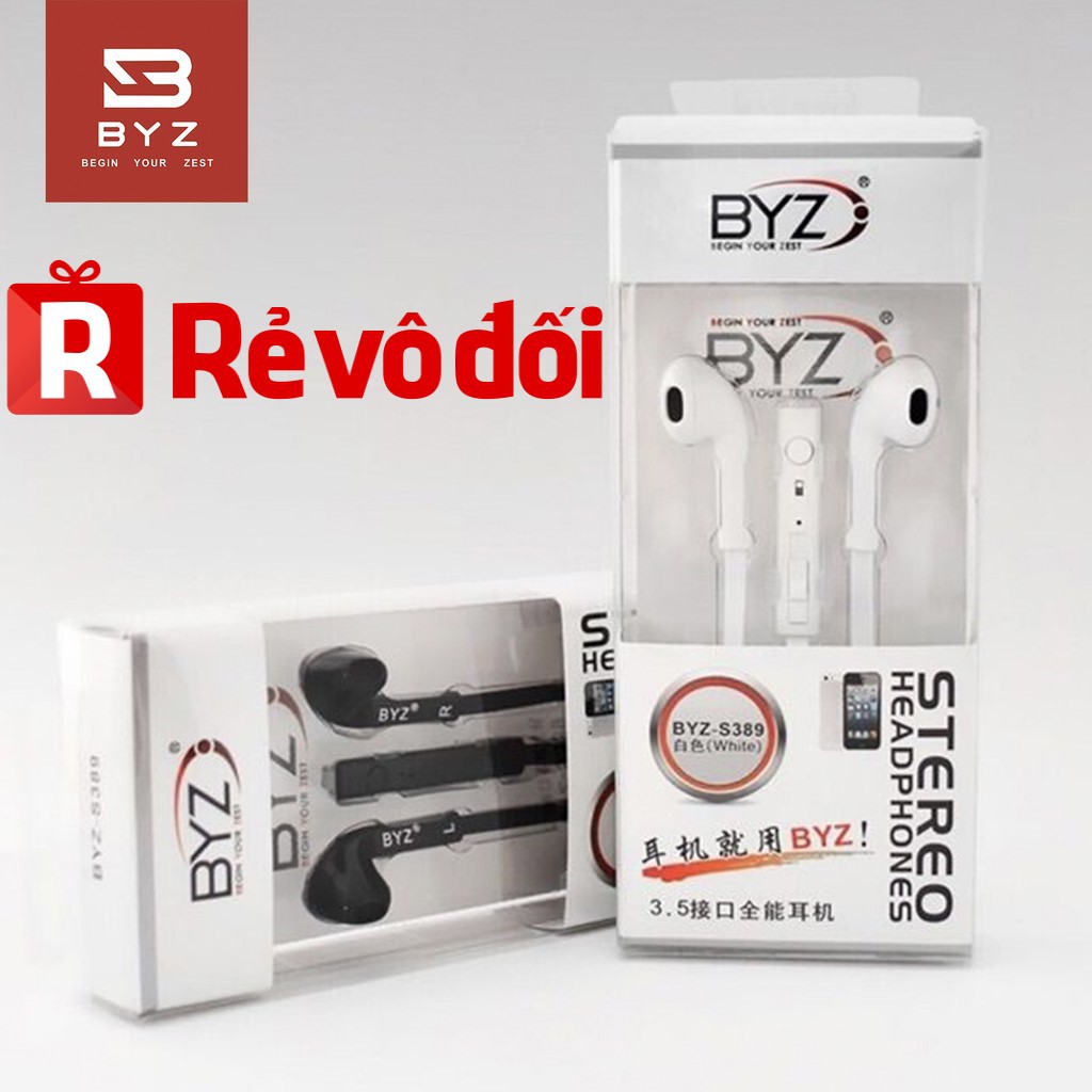 Tai nghe nhét tai BYZ S389 dành cho IPHONE/ANDROID