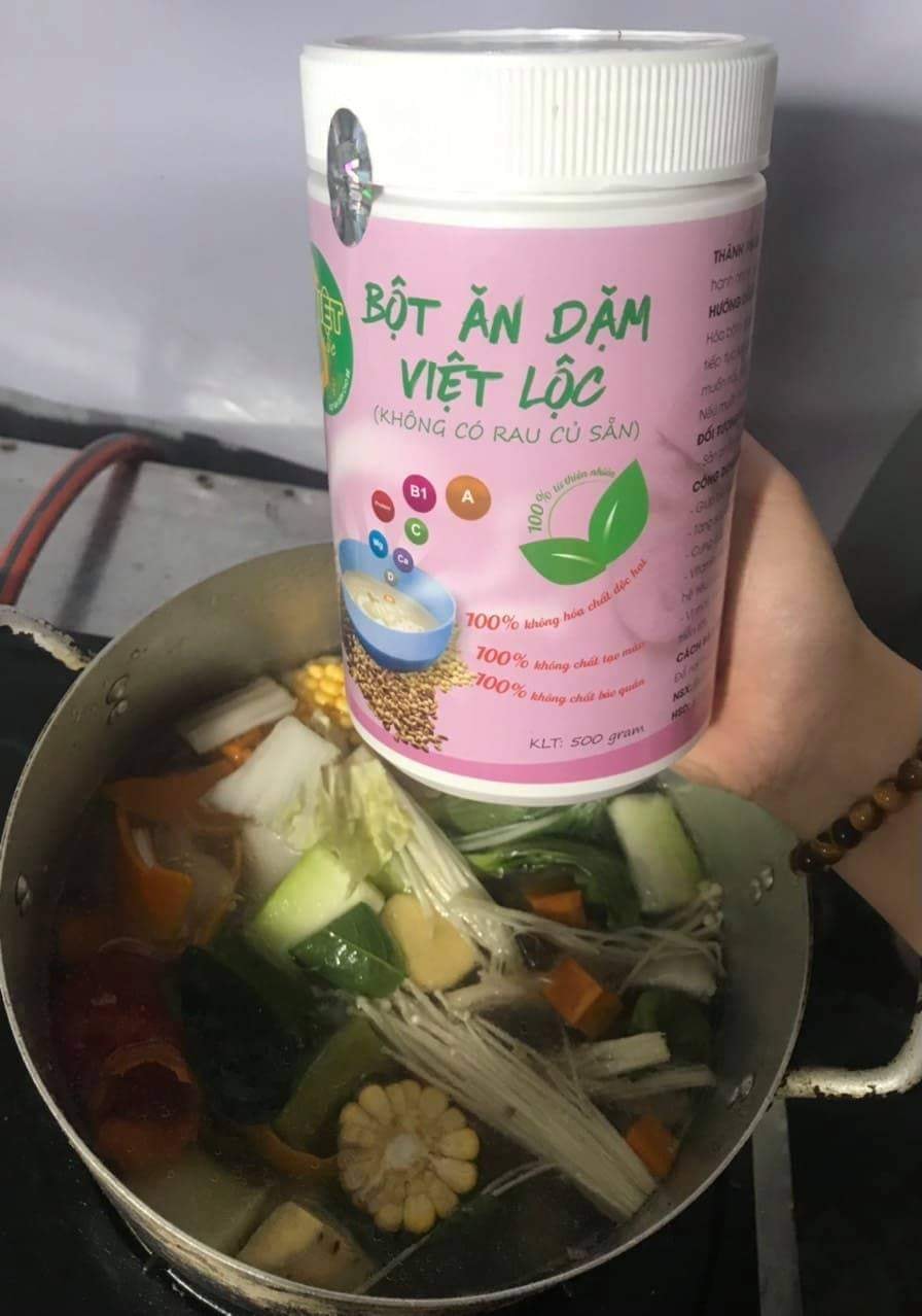 bột ăn dặm Việt Lộc dành cho bé (4m - 10m)