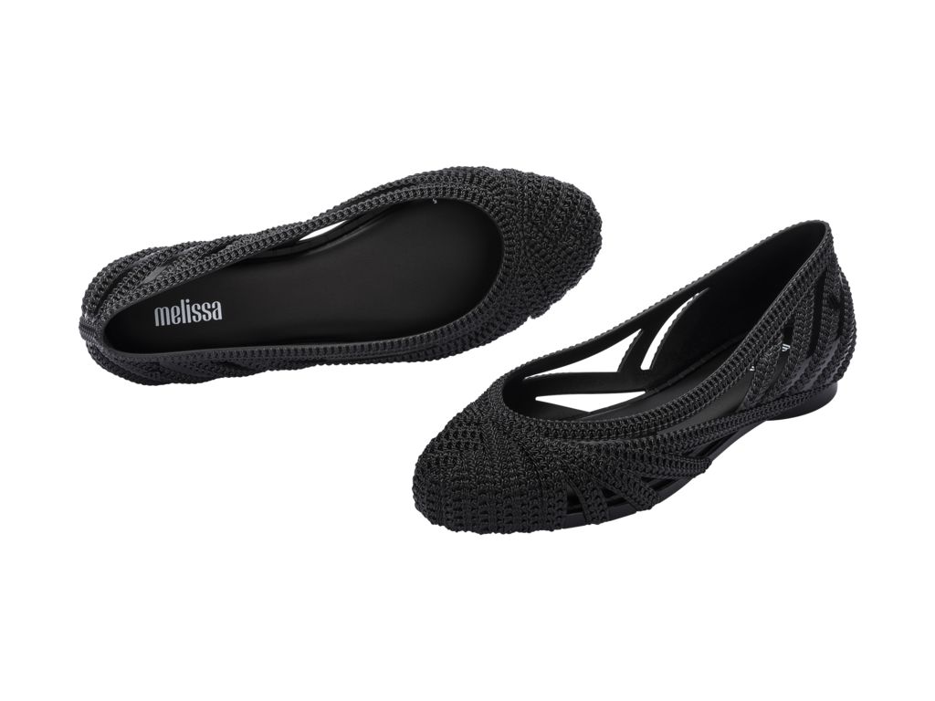 Giày búp bê Melissa Femmy Classy AD - Đen