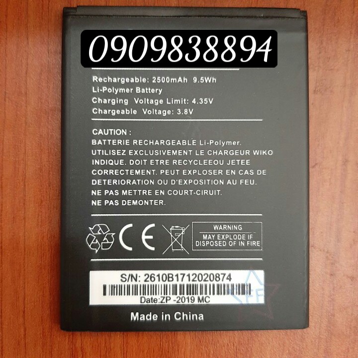 Pin wiko k300 zin