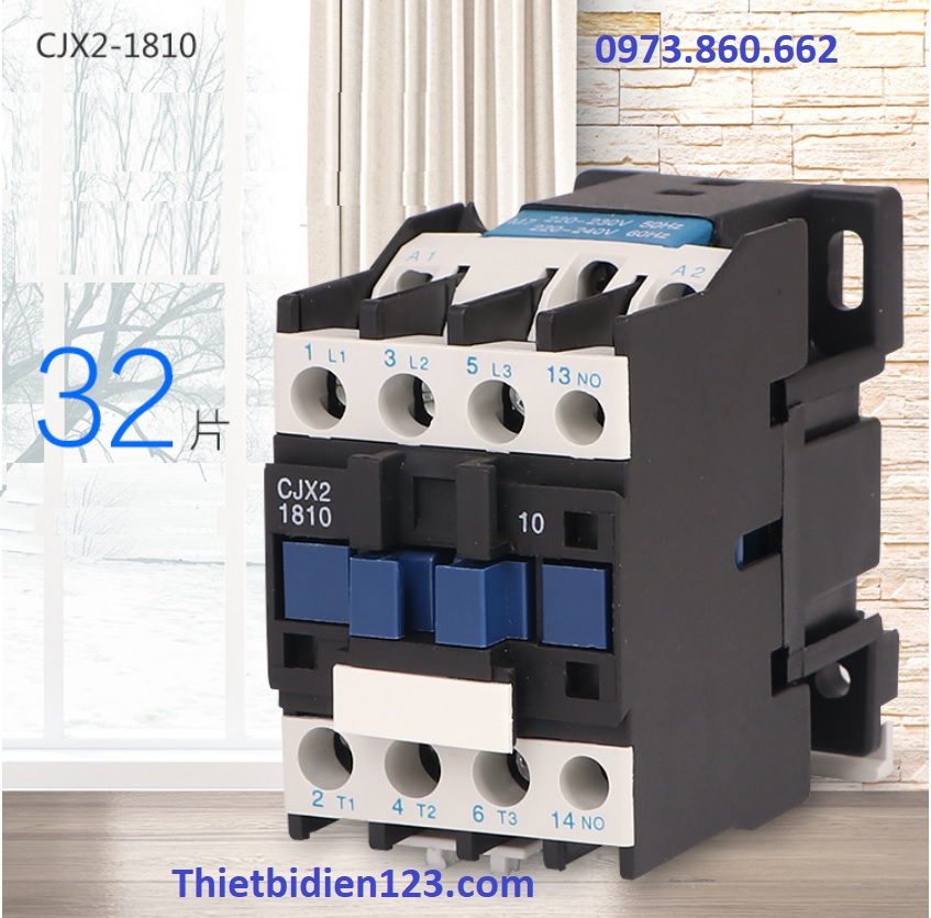 Khởi động từ - Contactor CJX2-12A, 18A, 25A, 32A