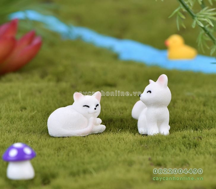 2 Mô hình tượng Con động vật dễ thương