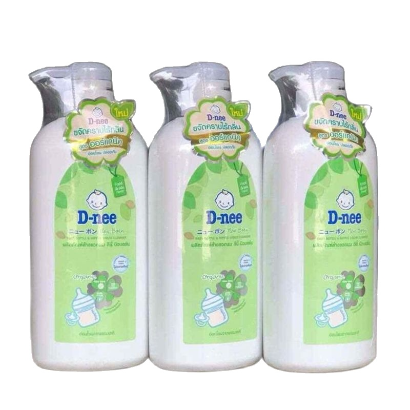 [HCM]COMBO 3 CHAI 620 ML) DNEE ORGANIC RỬA BÌNH SỮA THÁI LAN