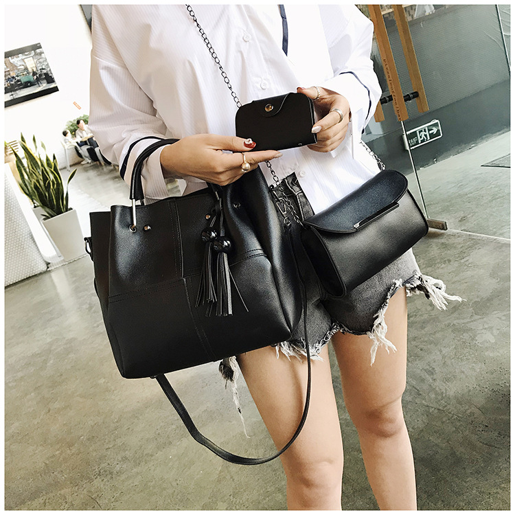 [HCM]Combo túi xách nữ thời trang kèm ví SixSeven T030
