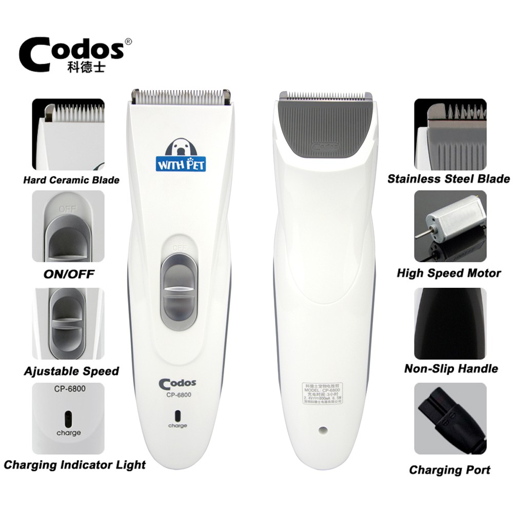 Tông đơ cắt lông chó codos 6800 Phụ kiện Long Vũ