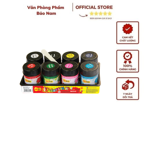 Màu nước Thiên Long 8 màu WACO-03
