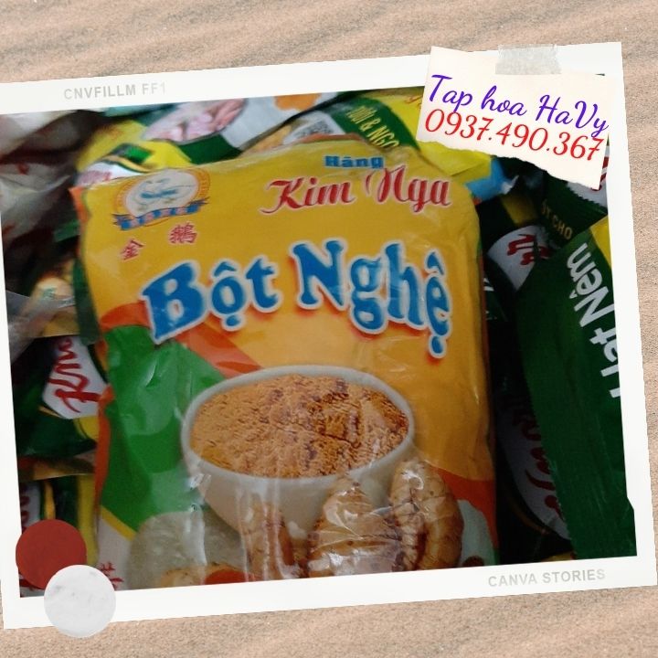 Bột Nghệ Kim Nga 500gr  [FREE SHIP][BienHoa] tap hoa havy