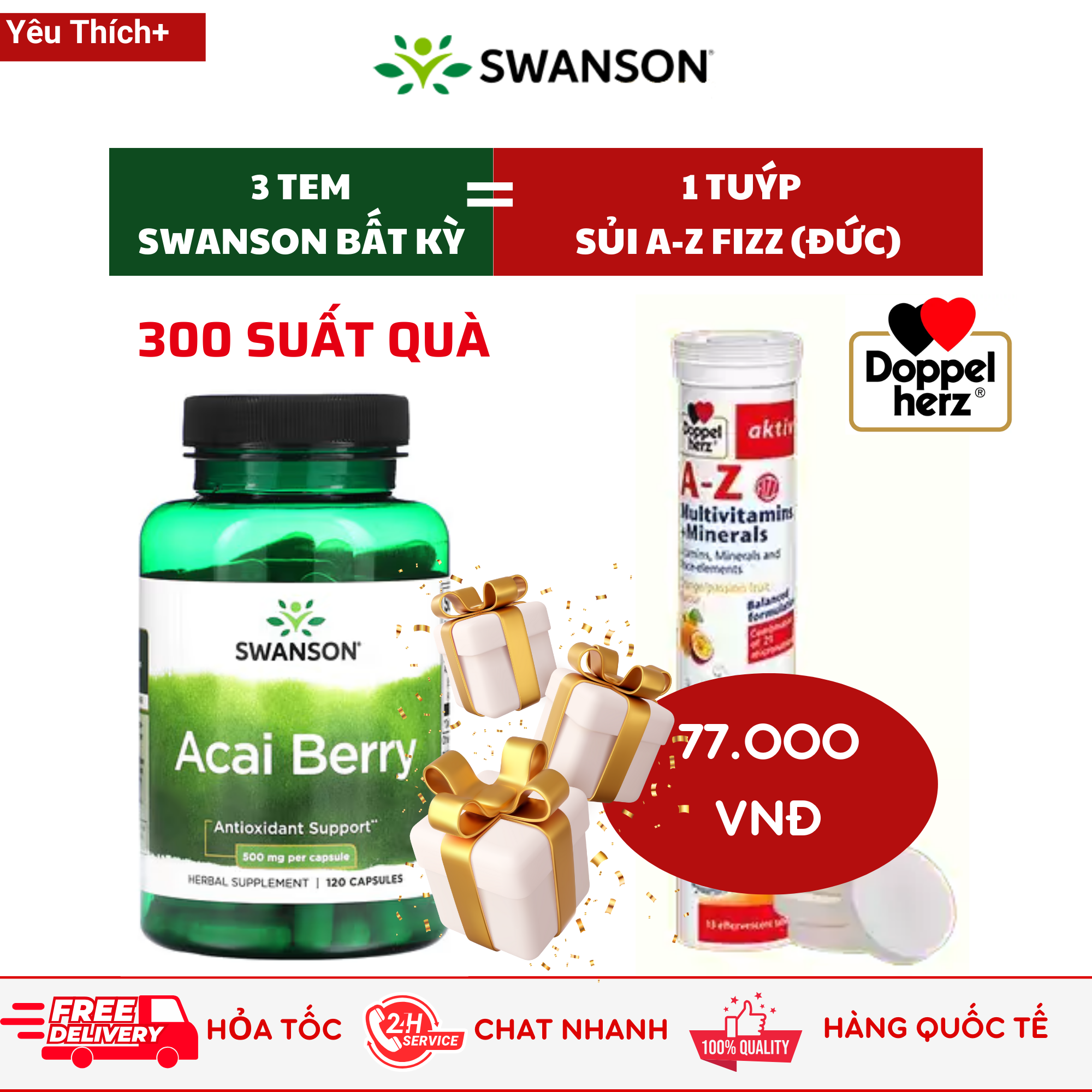 Swanson acai berry, 120 tablets, antioxidant support for adults