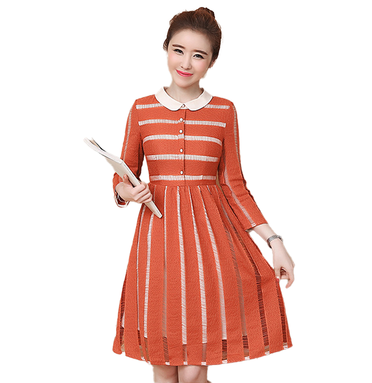 Đầm váy nữ kiểu xòe ,đầm dự tiệc sang trọng cổ bẻ ,dáng dài qua gối ,tay dài,họa tiết trơn,chất liệu ren phối voan cao cấp,mẫu váy không kén tuổi ,dễ mặc,hàng chính hãng Thiên Tú Store Thientustore.01358