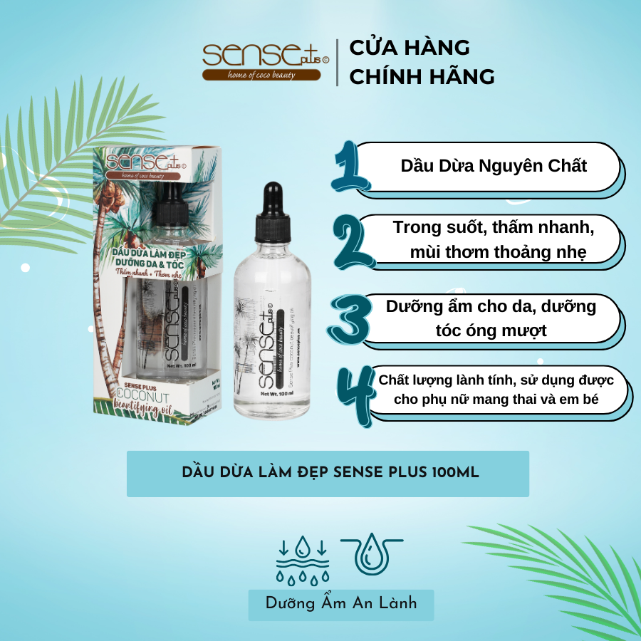 Coconut Beautifying Oil Sense Plus 100ml