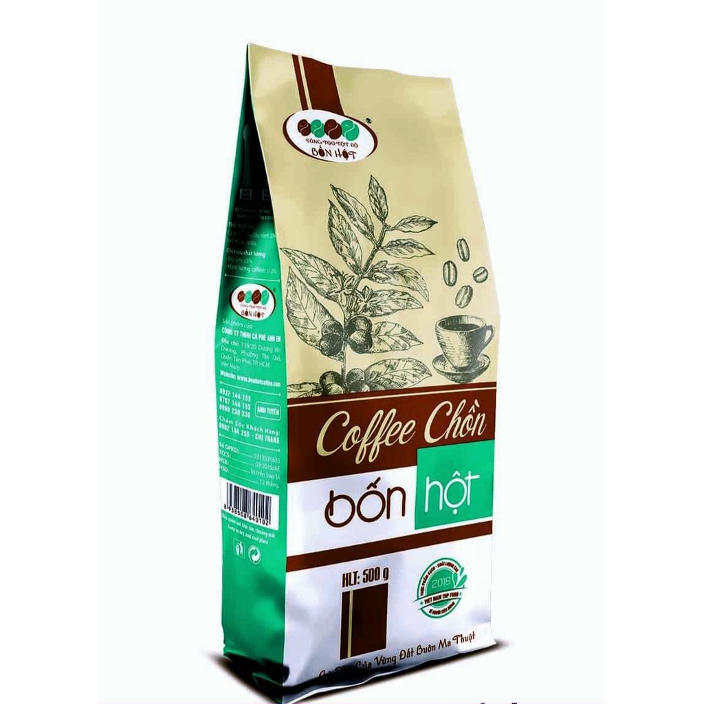 Cà Phê Chồn Bốn Hột 500gr (Pha Phin) hàng công ty Minh Phát