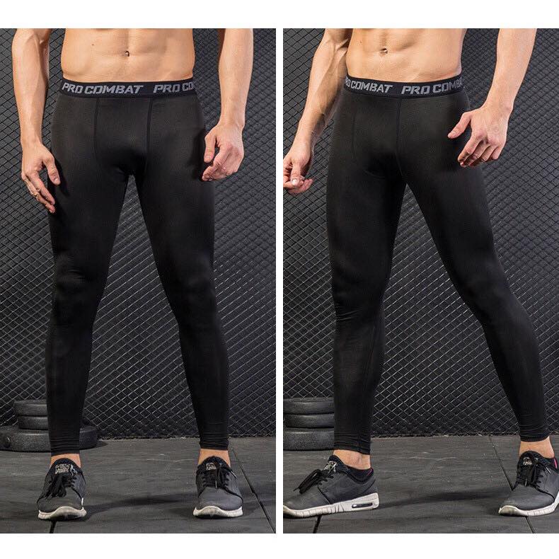 [Hoàn Tiền 15%] Quần Legging Giữ Nhiệt Nam Siêu Co Giãn