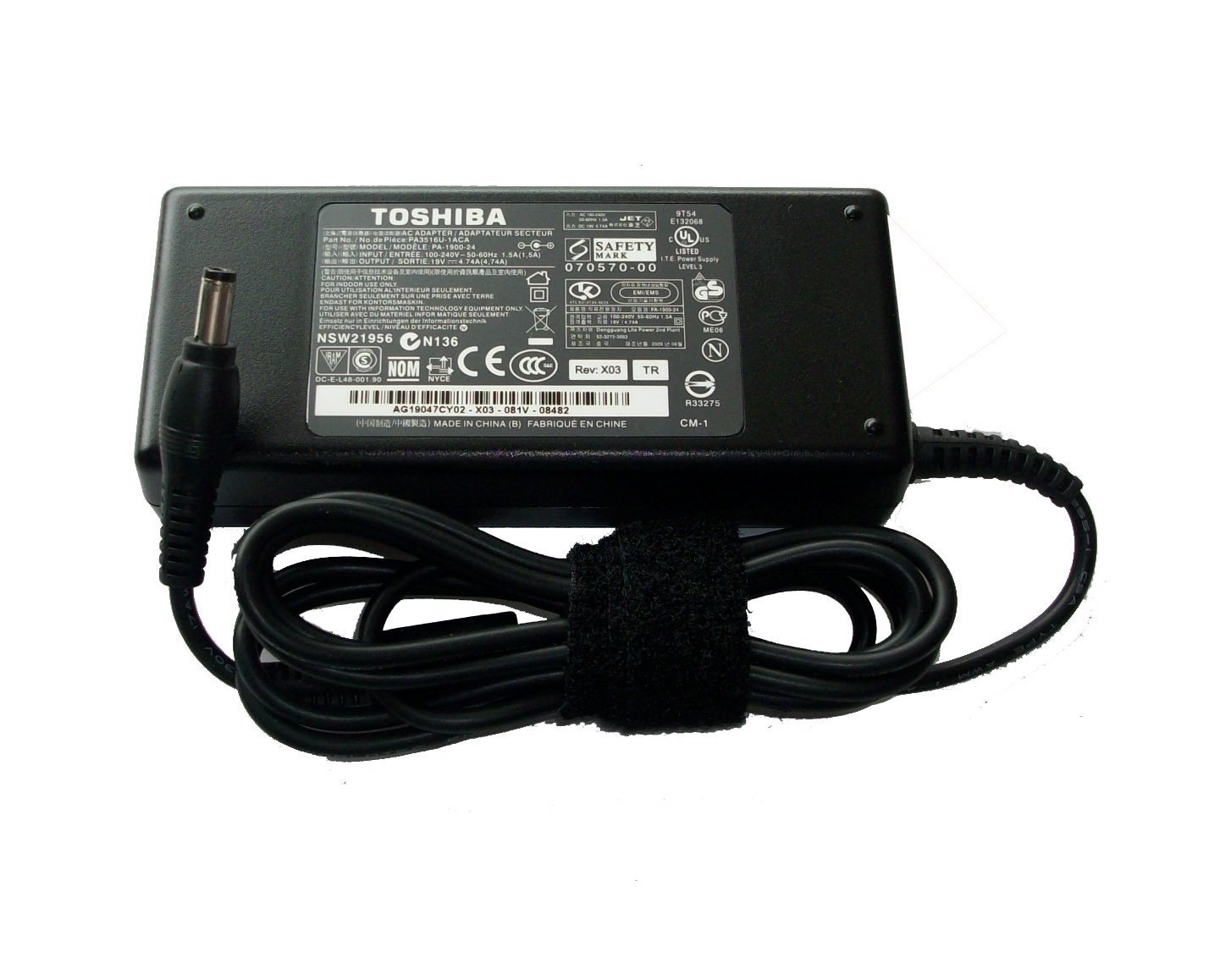 [HCM]Sạc Laptop Toshiba 65W 19V – 3.42A