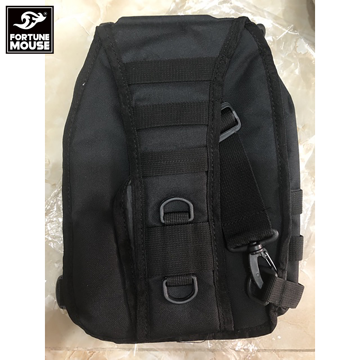 Balo Chéo Kích Cỡ Lớn Màu Đen Lính Tdnn Fortune Mouse DA015