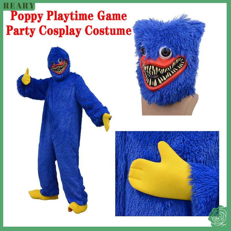 Bộ đồ hóa trang với mặt nạ và áo liền thân hình nhân vật Poppy playtime huggy wuggy - INTL