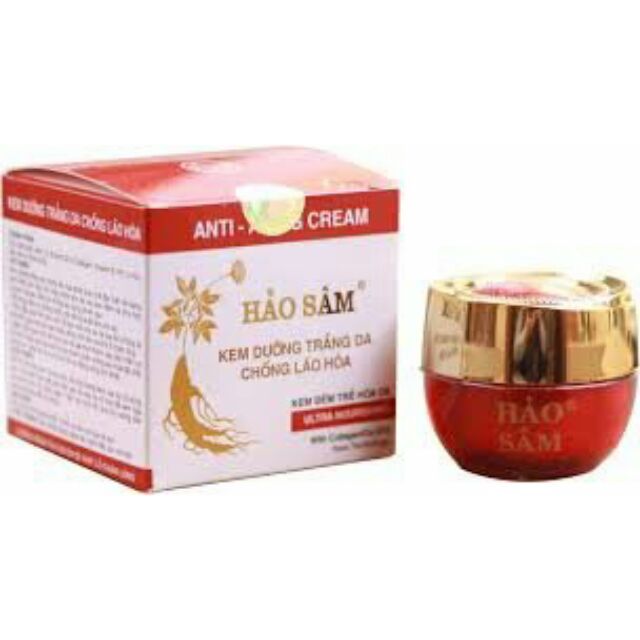 Kem HẢO SÂM trắng da ngừa lão hoá (18g)