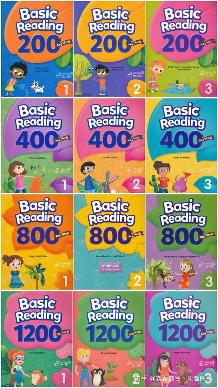 Sách Basic Reading 200, 400, 800, 1200 Key Words - Student Book with Workbook