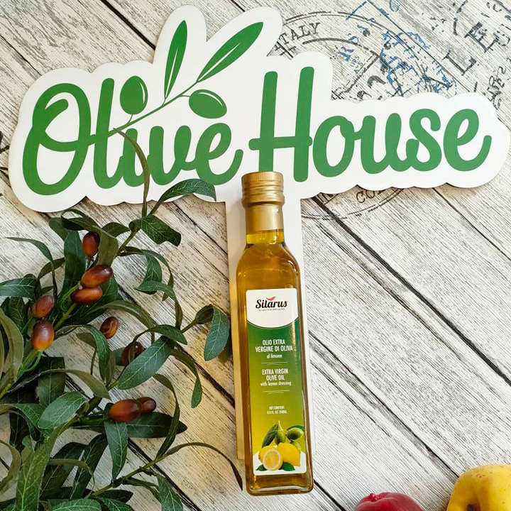 Dầu Olive Nguyên chất Vị Chanh Silarus 250ml