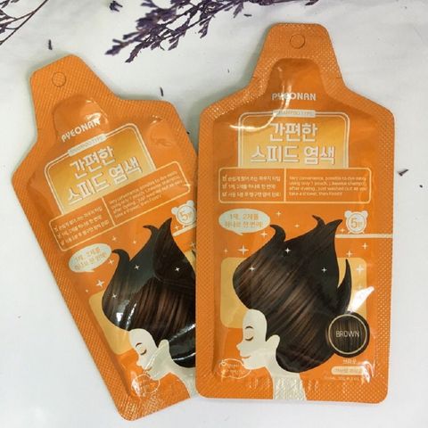 5 Gói Gội Nhuộm Tóc Thảo Dược Pyeonan Hàn Quốc