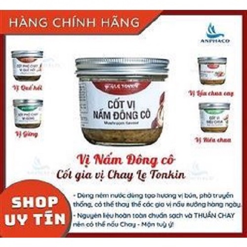 Chia sẻ:   Đã thích (6) Cốt gia vị chay Nấm đông cô Letonkin
