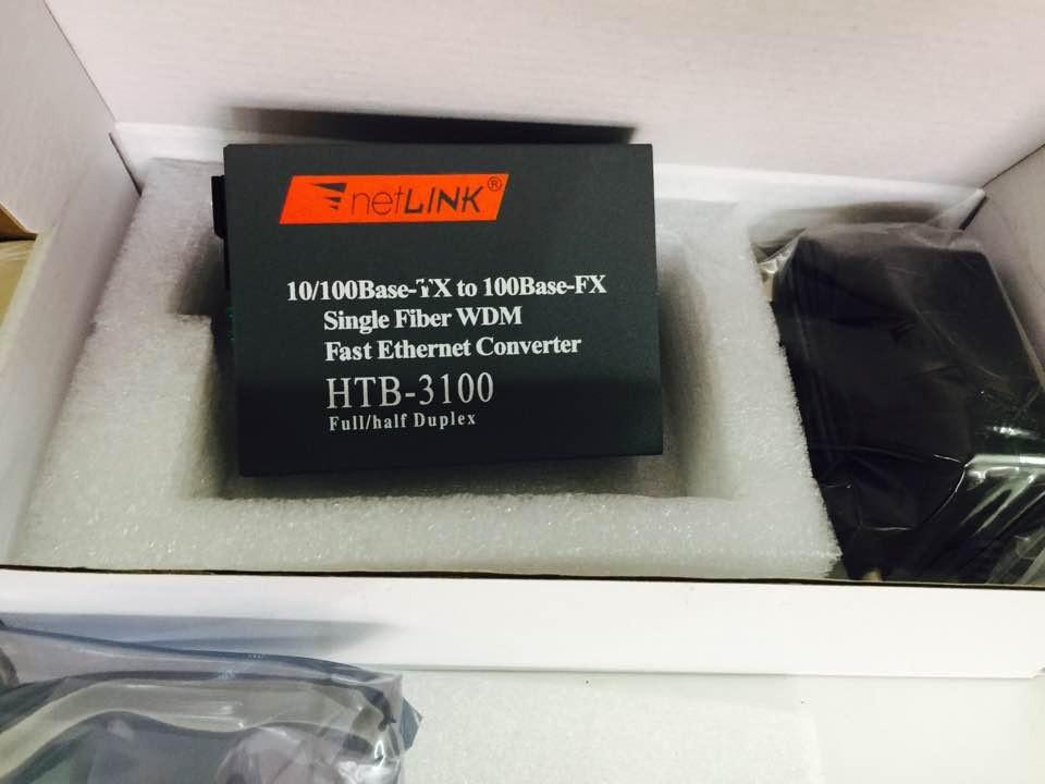 Bộ chuyển đổi cáp mạng sang cáp quang NetLink HTB 3100A/B ( 10/100)
