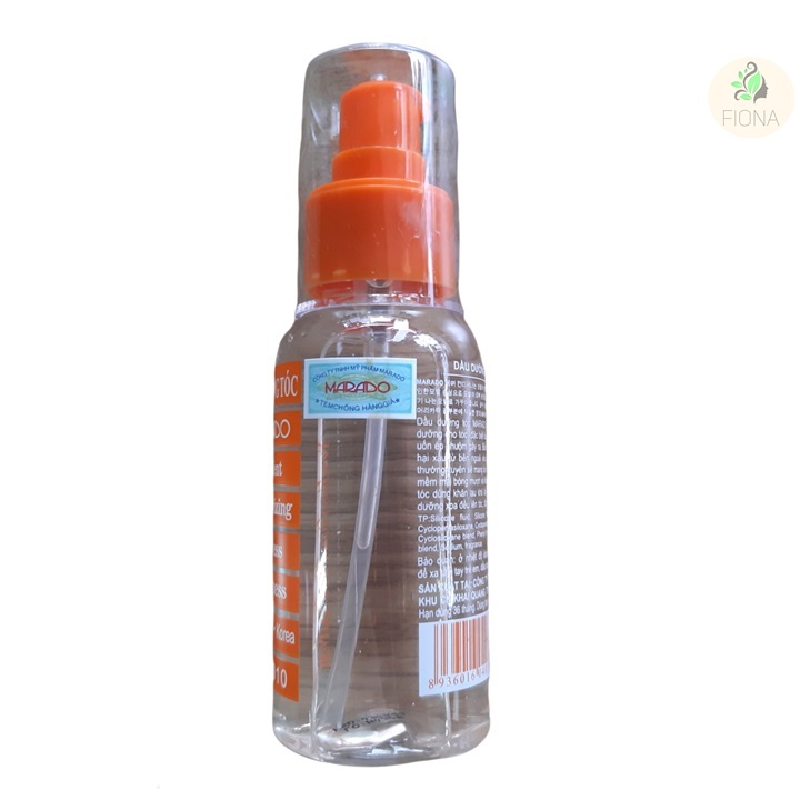 Dầu dưỡng bóng tóc không màu Marado chai 80 ml