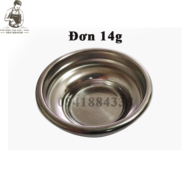 Filter 58mm - Basket 58mm - Giỏ Lọc Đơn Đôi 58mm - Linh Kiện Máy Pha Cà Phê
