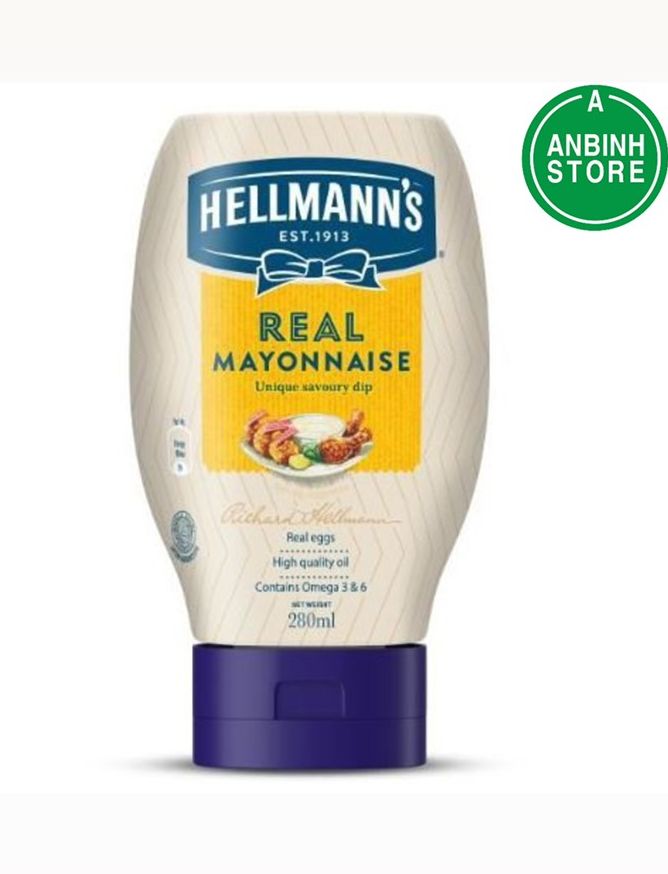 Date 07/25  Sốt Mayonnaise Hiệu HELLMANN’S - 280ml