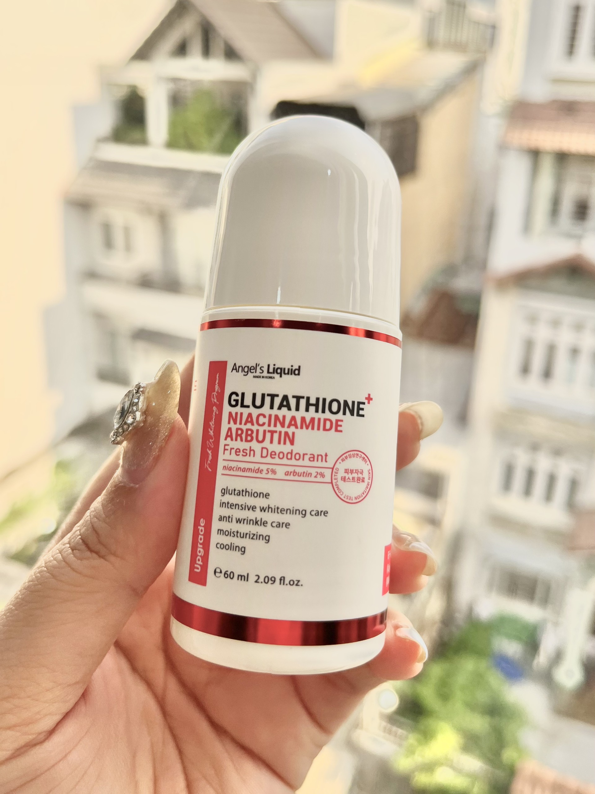Lăn Nách Angel's Liquid - Lăn Khử Mùi Dưỡng Trắng, Giảm Thâm Angels Liquid  Glutathione Niacinamide Arbutin Fresh Deodorant