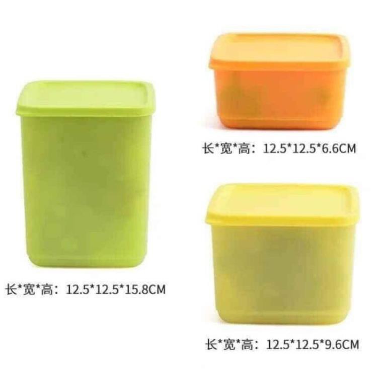Set 5 hộp ngăn mát Tup ️ bộ trữ mát ️ tupperware