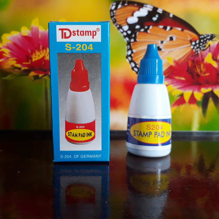 Mực dấu DStamp S-204 (28ml) - Dùng đóng lên giấy