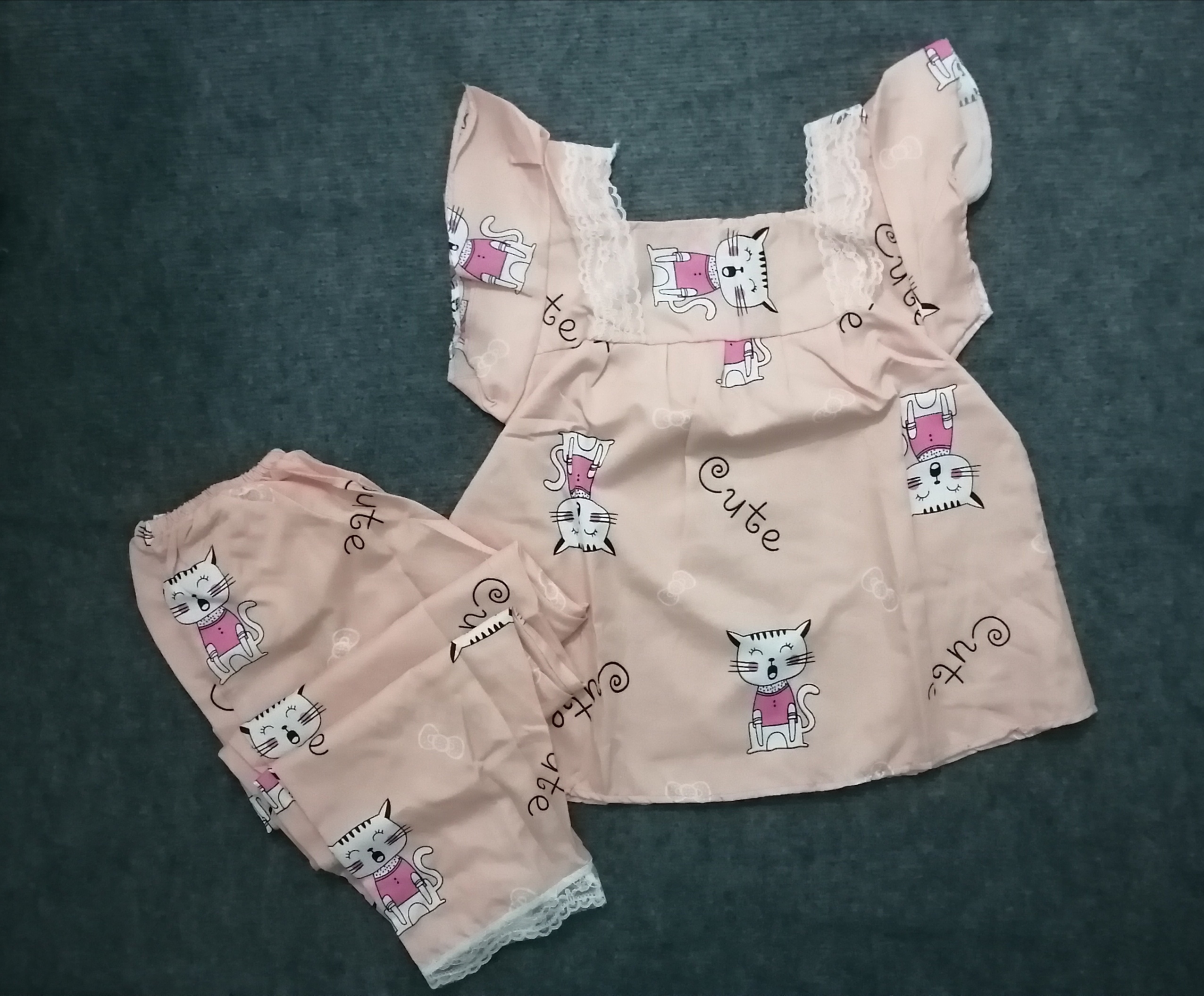 [HCM]Bộ kate thái cánh tiên  quần dài