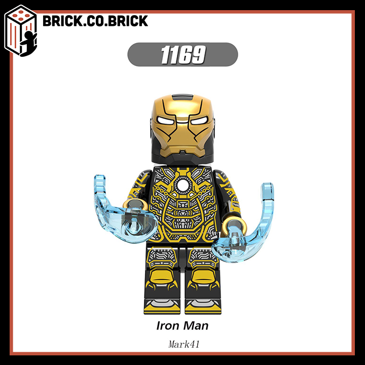 Mô hình mcu marvel đồ chơi người sắt xếp hình minifgure iron man giáp cực chất x0246