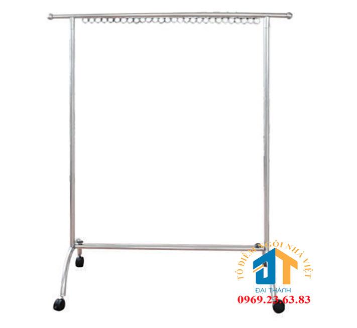 Sào phơi đồ inox đơn có móc khoen ĐẠI THÀNH