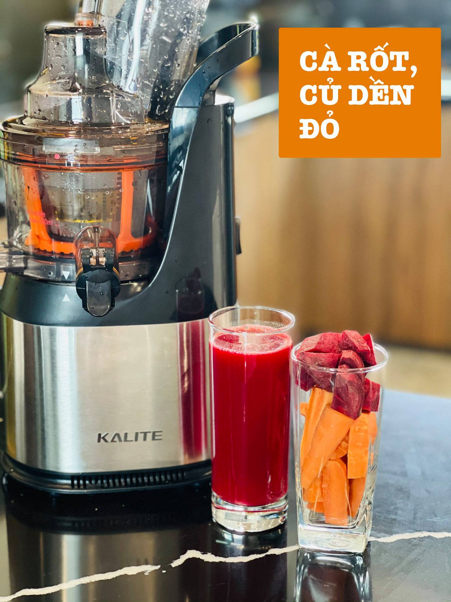Máy ép trái cây chậm KALITE KL-565 ép cả quả