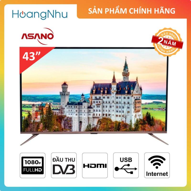 Bảng giá Smart TV Asano 43 inch 43EK3 (Tivi thông minh, Full HD, Wifi, Tích hợp truyền hình KTS) - Bảo hành 2 năm