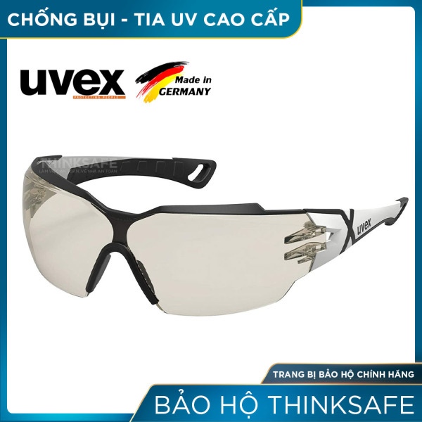 Kính bảo hộ UVEX PHEOS CX2 kính chống bụi chống hơi nước chống trầy xước vượt trội Chống tia UV mắt kính đi xe máy lao động phòng dịch (Tròng màu trà) - Bảo Hộ Thinksafe