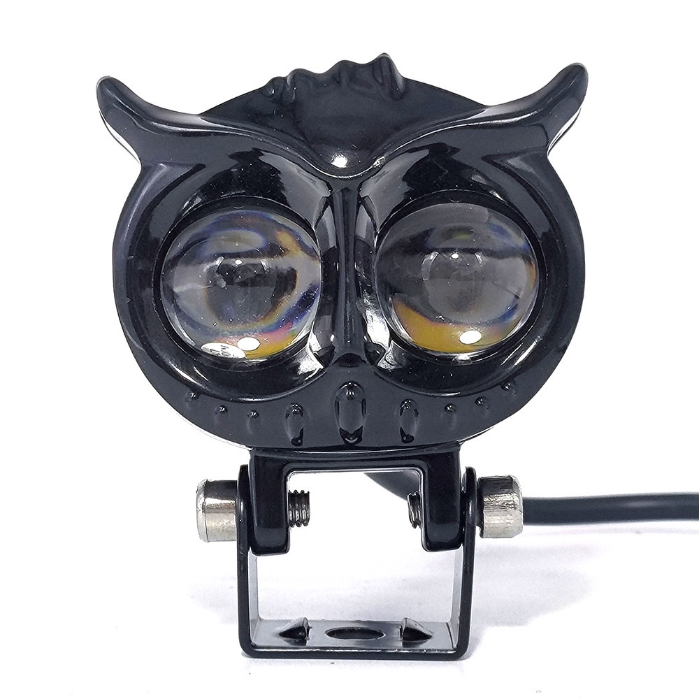 Đèn trợ sáng bi cầu X22 Pro mắt cú 2 led lắp xe máy chế độ cốt vàng pha trắng hàng cao